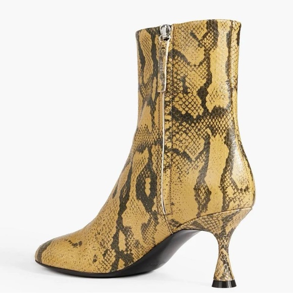 Acne Studios Snake-Effect Leather Boots - Picture 3 of 5
